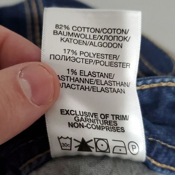 Silver Suki dark wash 28x31 mid rise baby boot cut joga jeans - Picture 8 of 8